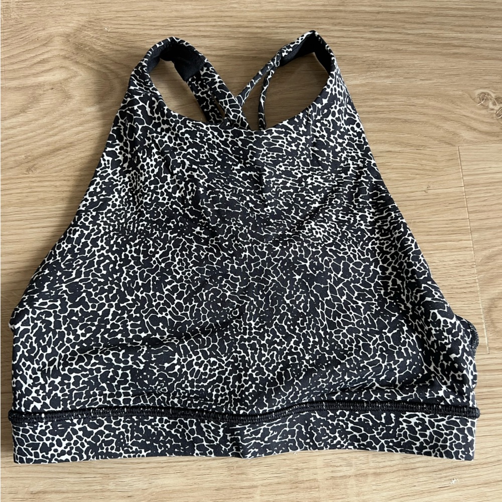 lululemon athletica Black and White Sports Bra